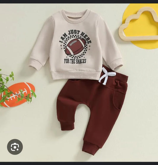 I'm Just Here Printed Kids Winter Suit